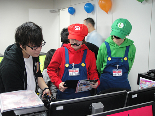 ゲーム学科の学園祭（表ver.）