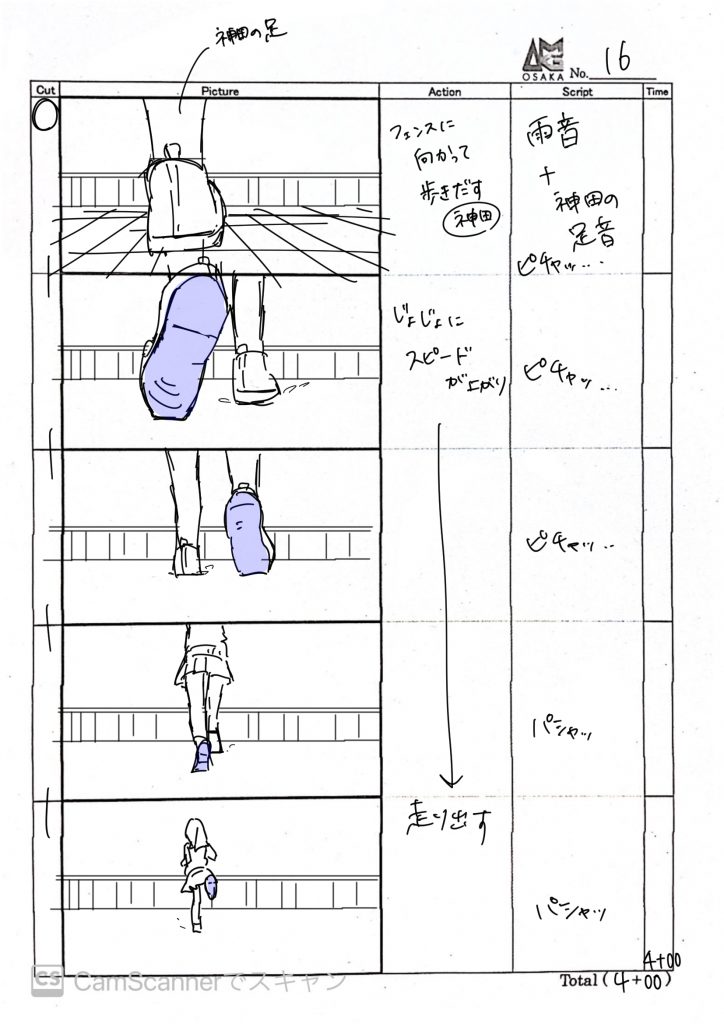 卒業制作 絵コンテ編 ストーリーを絵に描き上げろ 大阪アミューズメントメディア専門学校