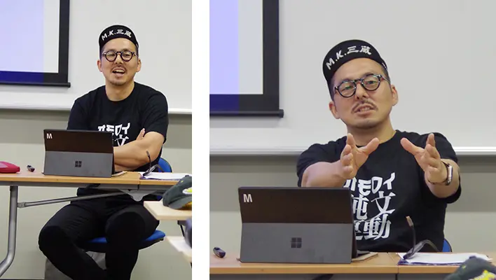 芥川賞受賞作家・松永K三蔵先生が来校！ 在校生・卒業生合同特別