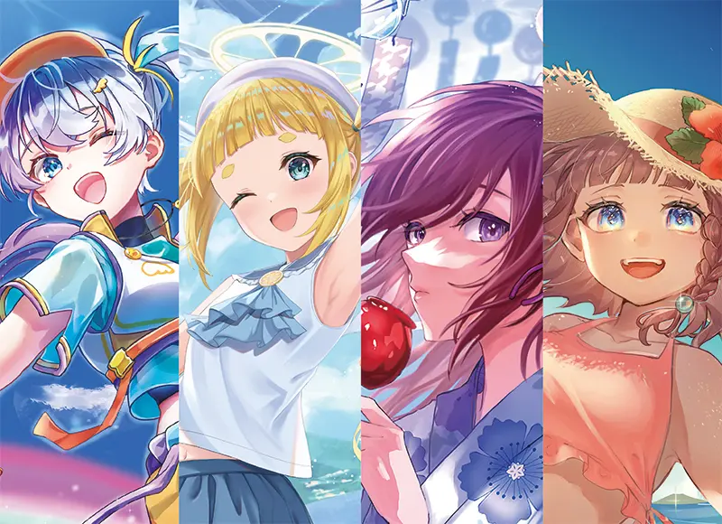 キャラクターデザイン学科 イラスト展示会「カラフレ – color × fresh